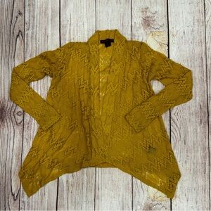 ROCK N ROLL Mustard Cardigan